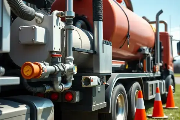 Septic tank pumping equipment